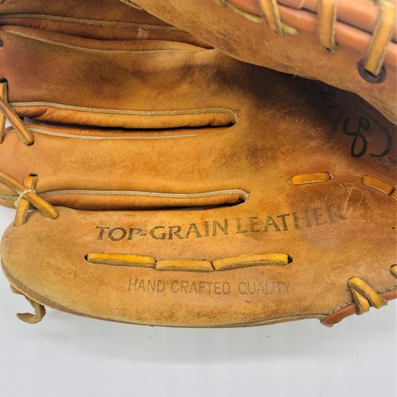 Spalding Brown Top Grain Leather Deep Pocket LHT Baseball Softball Mitt Glove - Picture 4 of 6